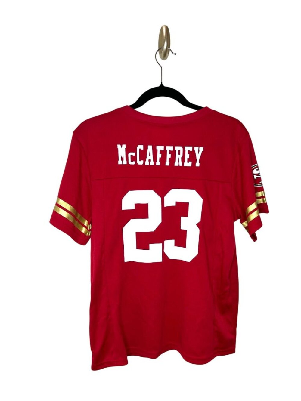 NWT Women's Medium San Fransisco 49ers Christian McCaffrey Jersey MSRP $50